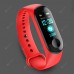 M3 Smart Health Pedometer/Heart Rate/Blood pressure/Sleep monitor Bracelet -Red