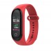 M3 Smart Health Pedometer/Heart Rate/Blood pressure/Sleep monitor Bracelet -Red