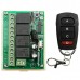 FYZ1369 433M Universal Wireless Remote Control Switch Receiving Module with RF Distant Transmitting Remote Control 4pcs