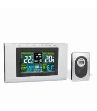 XY - TQ3 Weather Forecast Clock Creative Home Wireless Temperature and Humidity Meter LCD Electronic Screen