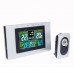 XY - TQ3 Weather Forecast Clock Creative Home Wireless Temperature and Humidity Meter LCD Electronic Screen