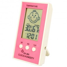 CX - 201 Digital Thermometer Hygrometer Clock