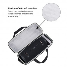 EVA Carry Travel Case Shoulder Bag Compatible with JBL Xtreme 2 BT Speaker Portable Soft Case Waterproof Shockproof Protective Cover Case